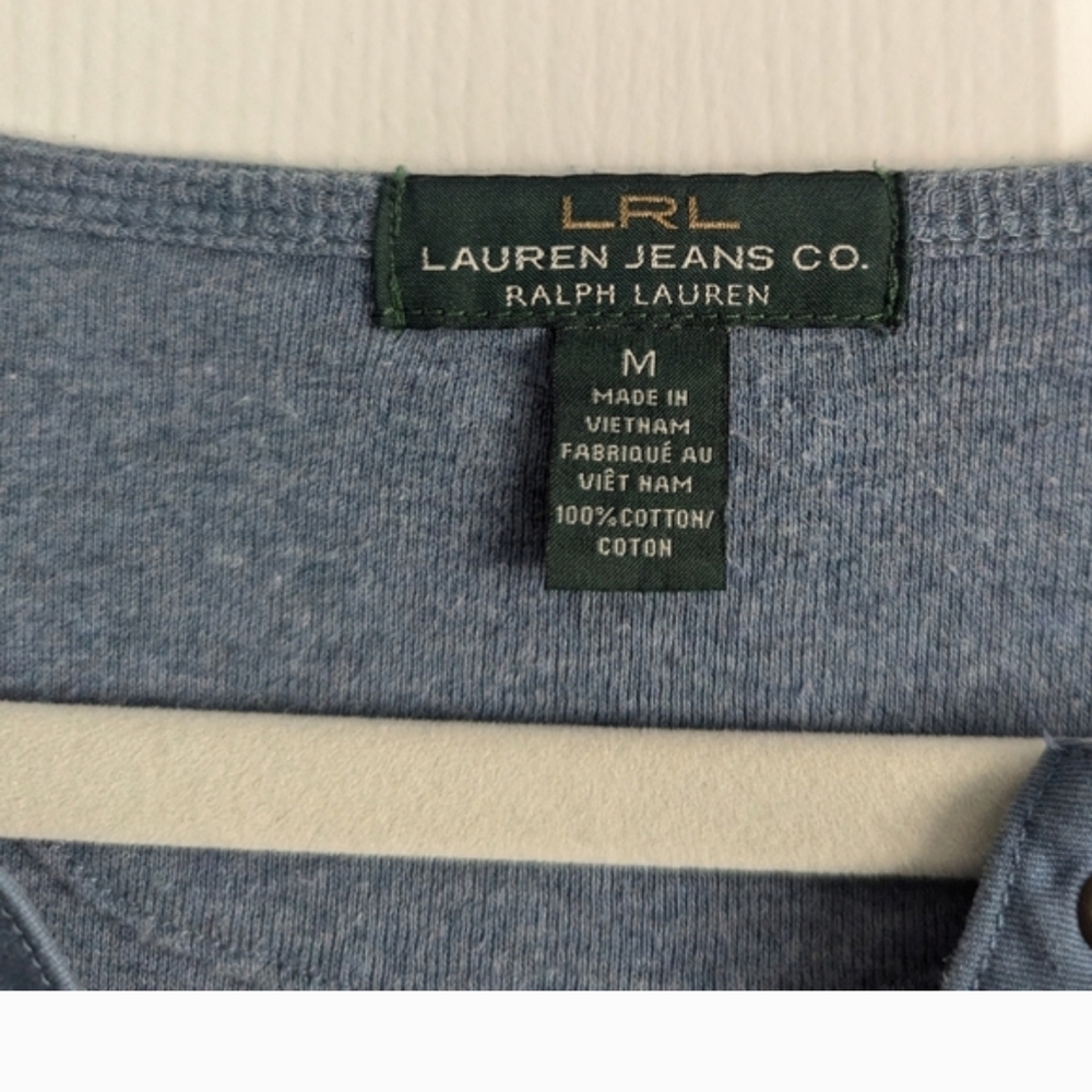 Ralph Lauren Top 100% cotton Long Sleeve Knit 👋 FINAL MARKDOWN CLOSET CLOSING - Picture 4 of 7